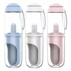 Dog Water Bottle with Filter Portable 330ml Pet Travel Water Dispenser with Bowl