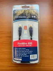 SanMax Gold Series 6' Firewire 400 4-pin to 4-pin 1394A Cable CC1394-44-06-G