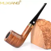 Rosewood Billiard Pipe 9mm Filter Straight Stem Classic Tobacco Pipe With Band