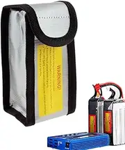 Battery Safety Bag, Fireproof Battery Storage Container - Battery Storage Protection - Wear-resistant Portable Charging Bag, Protective Case for Travel