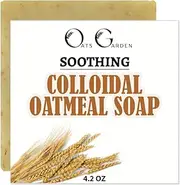Jewett Naturals Soothing Colloidal Oatmeal Bar Soap- Eczema, Psoriasis 4.2 oz Natural- Fragrance Free- Oats Garden