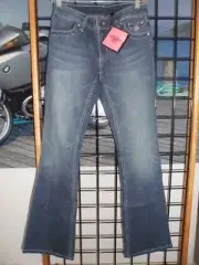 NOS Harley Davidson Womens Ladies Pink Label Bootcut Jean Pants 99170-12VW