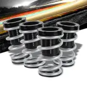 Front/Rear Scaled Black Coilover Silver Lowering Spring For 01-05 Civic EM/ES (for: Honda)