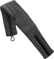 HEATSHAKING Comfortable Sleep Eye Mask Breathable Cotton Blindfold for Total Light Blocking for Travel Naps Includes Convenient Storage Bag Grey
