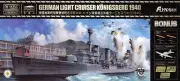 1/700 Flyhawk #1125S German Lt Cruiser Konigsberg 1940 Deluxe Edition.