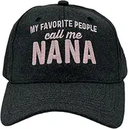 [Crazy Dog T-shirts] My Favorite People Call Me Nana Hat Funny Sarcastic Mothers Day Cap