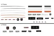 1:24 LC/LJ Torana Decal Kit Accessory