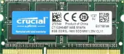 Crucial CT102464BF160B 8GB (1X8Gb) DDR3 SODIMM 1600Mhz 1.35V Dual Ranked Single