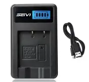 Battery Charger for Panasonic Lumix DMC-FX2, Lumix DMC-FX7 Digital Camera