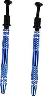 LIFKOME 2Pcs Gemstone Pickup Tool Durable Jewelry Holder Tweezer for Beads Diamonds and Stones Non Skid Grabber for Crafting and Repair