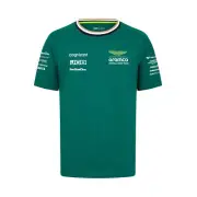 2024 Aston Martin F1 Children's Alonso Green T-shirt size 116 cm (kids)