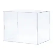 Acrylic Display Case Plastic Cube Storage Box Transparent Showcase 21x16x15.5cm