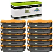 10PK CE410A BK Toner Fit for HP 305A LaserJet Pro 400 Color M451dn M451dw M475dw