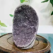 297g Natural Amethyst Geode Mineral Specimen Crystal Quartz Energy Decoration