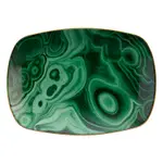 L'Objet Malachite Rectangular Tray - Small