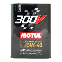 在飛比找松果購物優惠-MOTUL 300V COMPETITION 5W40 全合