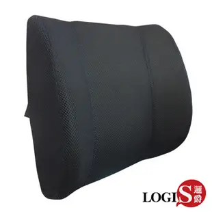 [3D舒適護腰墊 椅子皆可使用 汽車護腰墊 (黑色)
