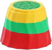 Kids Balance Stepping Stones, Set of 3 Balance Blocks, Non-Slip Textured Surface and Rubber Edges, Obstacle Course Outdoor or Indoor, Kids Age 3 4 5 6 7 8 +/7584 (Color : Red)