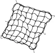 6 Hook Elastic Net for Motorcycle Car Storage Mesh Bag Reflective Strips Easy Fit