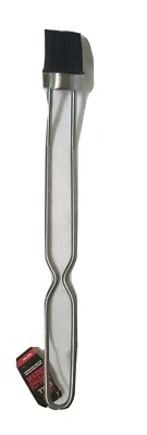 Expert Grill BBQ Grill Basting Brush Stainless Steel 17" Silicone Bristles