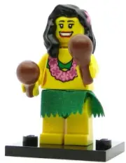 LEGO Minifigures Series 3 Hula Dancer (Genuine)