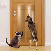 Door Scratch Protector - Clear Premium Heavy Duty Cover Shield, Large Vinyl Guard for Dog Scratching, Protects Furniture and Wall