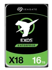 Seagate 16TB 3.5' SATA EXOS X18 Enterprise 512E/4KN, 6GB/S 7200RPM 24x7 data