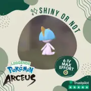 Ralts Shiny ✨ Legends Pokémon Arceus 6 IV Max Effort Custom OT Leggende