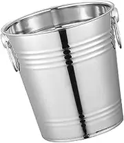 Stainless Steel Ice Cube Bucket with Dual Handles Versatile Wine and Beer Storage Holder Ice Bucket for Parties and Gatherings for Keeping Drinks