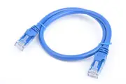 8Ware CAT6A Cable 0.5m (50cm) - Blue Color RJ45 Ethernet Network LAN UTP Patch Cord Snagless