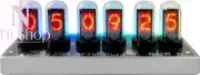 Tube Clock LED Glows Simulation Nixie Tube 5V Alarm USB Powered Home Decor Gifts