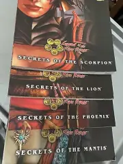 AEG L5R RPG Secrets of Mantis/Phx/Lion/Scorpion (2002) MINT OOP UNREAD RARE