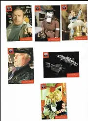 2014 Unstoppable Lost Worlds of Gerry Anderson Trading Cards Preview Set of 6