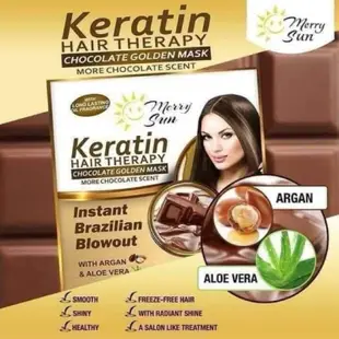 Merry Sun Keratin Hair Therapy Golden Mask Chocolate Keratin