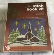 Vintage Silent Night Latch Hook Kit