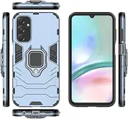 [Kukoufey] Compatible with Samsung Galaxy A15 Case Cover,Magnetic Car Mount Bracket Shell Compatible with Samsung Galaxy A15 Case Blue