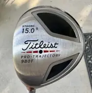 NEW! Titleist 980F 15° PT Fairway Wood 3 LH Left Handed TSi2 TSi3 Tsr2 Tsr3 GT2