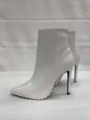 Qupid Silvy Square Toe StilettoAnkle Boots Size 6.5