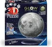 3D Puzzle-Ball Der Mond - Glow-in-The-Dark: Erlebe Puzzeln in der 3. Dimension