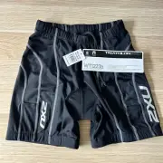 2XU Women’s Black Compression Triathlon Shorts Pockets WT1223b - Size M