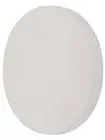 Beacon Lighting Disk 150mm LED Colour-Shifting Backlit Wall Light in White Wood
