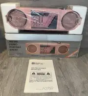 Vintage Purple GPX A275R AM/FM Stereo Receiver Mini Boombox Perfect Condition!