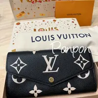 在飛比找PopChill優惠-[二手] LV LOUIS VUITTON Sarah 長夾