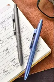 New Titanium Alloy Ballpoint Pen Pocket Signature Writing Pen Business OfficeEDC