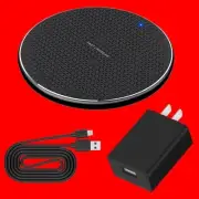 Large Power Wireless Charger Pad USB Cable Power Adapter for LG Wing 5G LM-F100