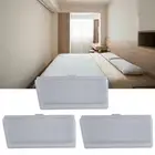 3*Plastic Transparent Empty Nail Storage Box For Trinket Makeup Tools Storage AU