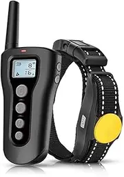 Dog Training Collar Dog Shock Collar with Remote, Beep, Vibration and Shock, Rainproof for Small Medium Large Dogs