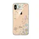 apbs iPhone XS / iPhone X 施華洛世奇彩鑽手機殼-雪絨花