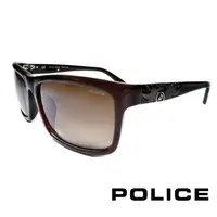 在飛比找PChome24h購物優惠-POLICE 義大利警察都會款個性型男眼鏡-膠框(琥珀) P