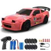 1:24 Scale 4WD Drift Racing Car - 2.4GHz Remote Control, 15KM/H Speed, LED Light